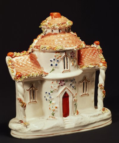 Staffordshire cottage, c.1860 by English School